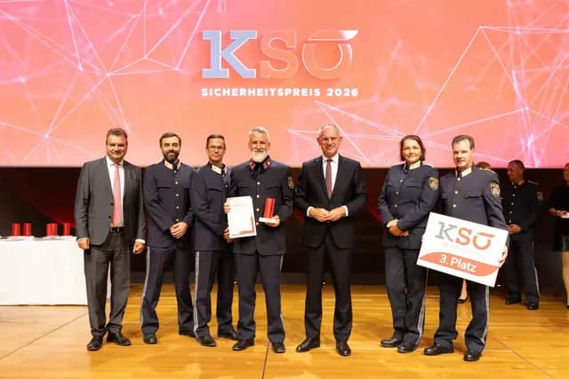 Üç Viyana Şehir Polis Komutanlığı'na Güvenlik Ödülü